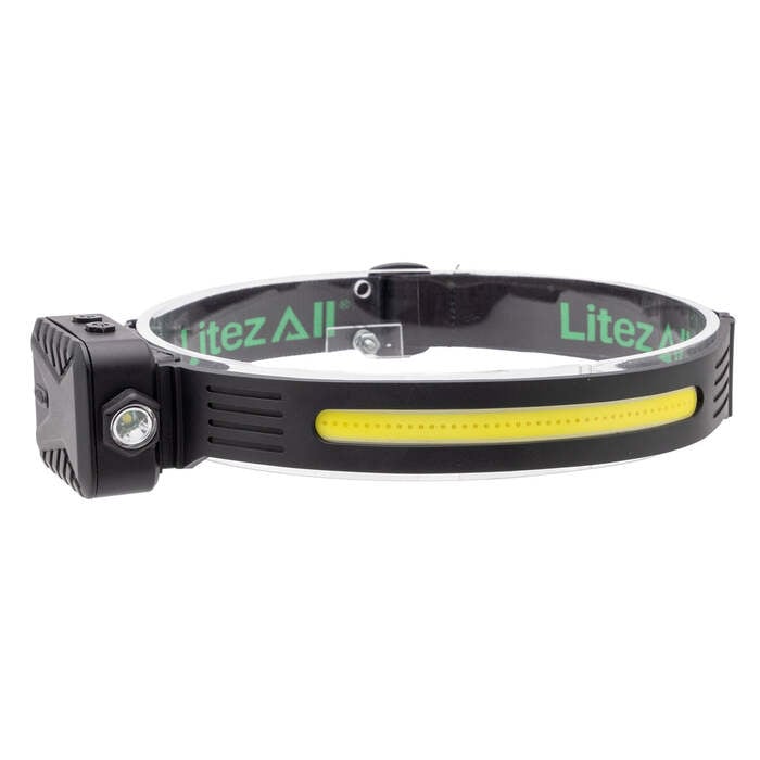 Litezall Briteband Head Lamp 220 Lumens Aluminum Black | Powder