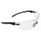 Allen Ultrx Shield  Unisex Shooting Glasses & Ear Muff Combo Black Frame Clear Lens
