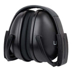 Allen Ultrx Shield  Unisex Shooting Glasses & Ear Muff Combo Black Frame Clear Lens
