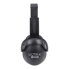 Allen Ultrx Shield  Unisex Shooting Glasses & Ear Muff Combo Black Frame Clear Lens