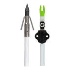 Muzzy Classic Fiberglass Bowfishing Arrow with Gar Point White 32"