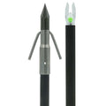 Muzzy Carbon Lighted Bowfishing Arrow with Carp Point & Nockturnal Nock Green 37"