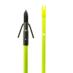 Muzzy Classic Fiberglass Bowfishing Arrow with Gar Point & Slide Chartreuse 32"