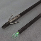 Muzzy Nockturnal Carbon Lighted Nock Green Pack of 3