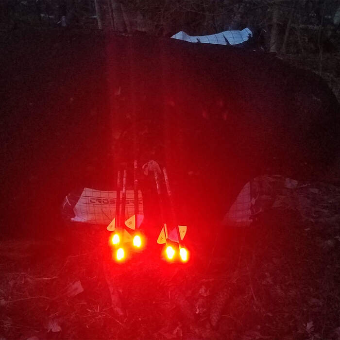 Nockturnal Universal Lighted Nock Pink Pack of 3