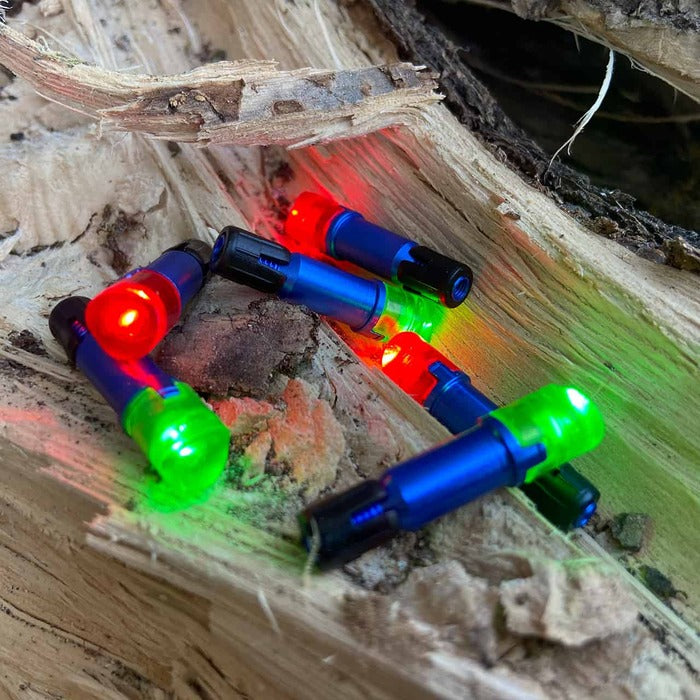 Launchpad Launchpad Lighted Nock Red/Green Pack of 3