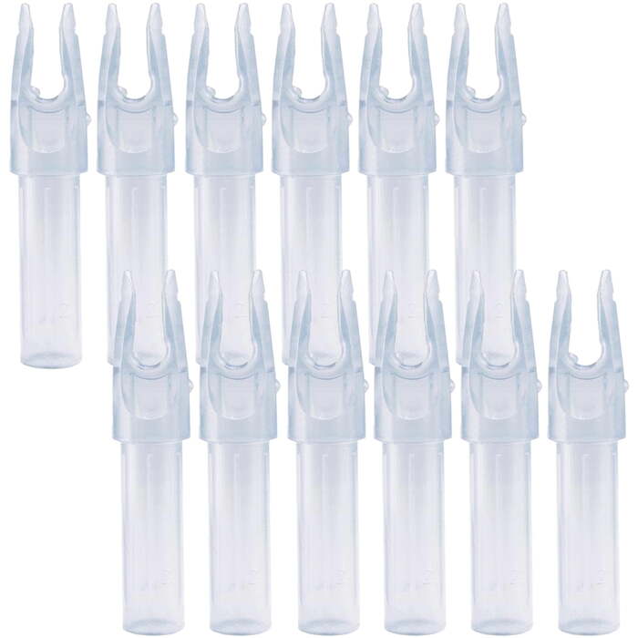 Carbon Express Launchpad Nock Clear (.203 Diameter) Pack of 12