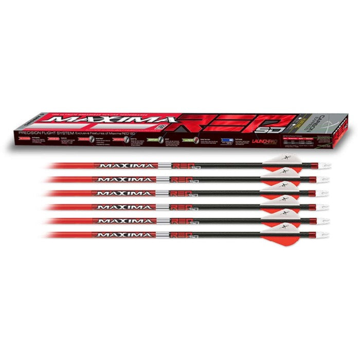 Carbon Express Maxima Red SD Carbon Arrows 400 Spine 32" Pack of 6