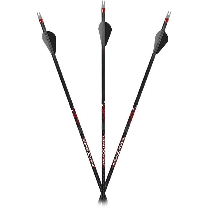Carbon Express Maxima Sable RZ Selects Carbon Arrows 400 Spine 32" Pack of 12