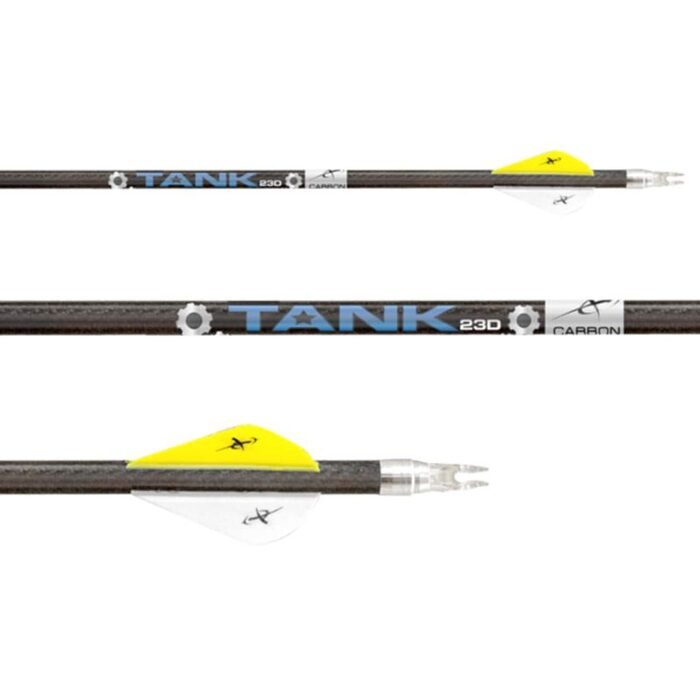 Carbon Express Tank 23D Carbon Arrows 350 Spine 32.5" Pack of 12