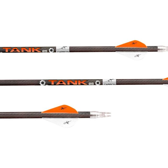 Carbon Express Tank 25 Carbon Arrows 400 Spine 32.5" Pack of 12
