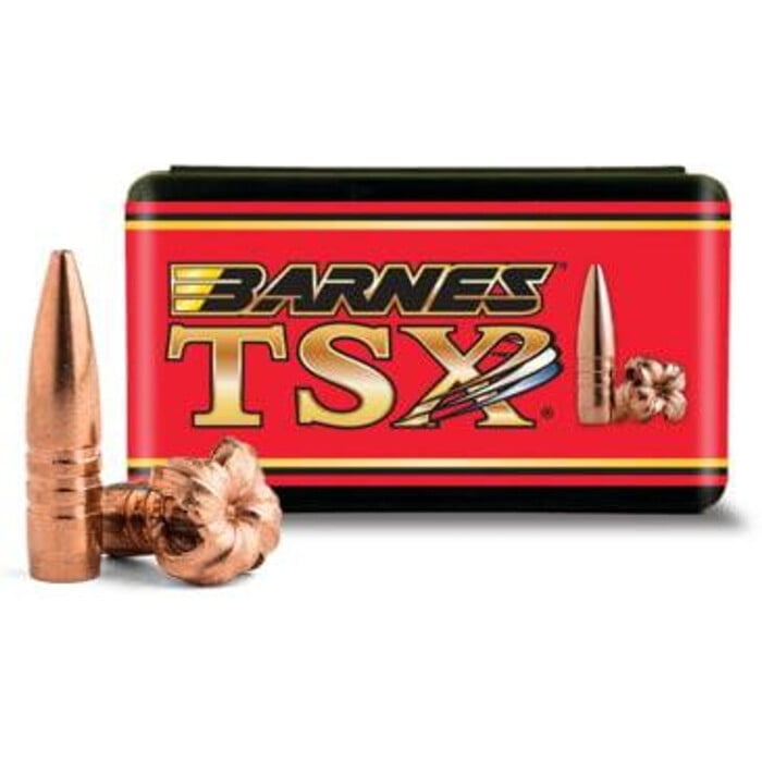 Barnes .355 Diameter 170 Grain Solid Hollow Point with Cannelure TSX 50 Count Bullets