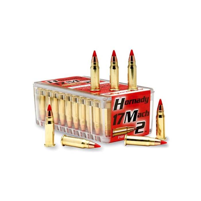 Hornady Ammunition 17 Mach 2 (HM2) 15.5 Grain NTX Polymer Tip 50 Count