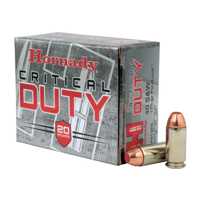 Hornady Ammunition 40 S&W 175 Grain FTX Polymer Tip 20 Count