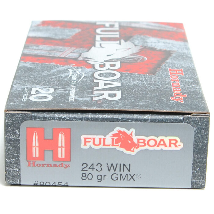 Hornady Ammunition 243 Winchester 80 Grain GMX Polymer Tip 20 Count