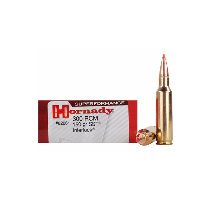 Hornady Ammunition 300 Ruger Compact Magnum (RCM) 150 Grain SST Polymer Tip 20 Count