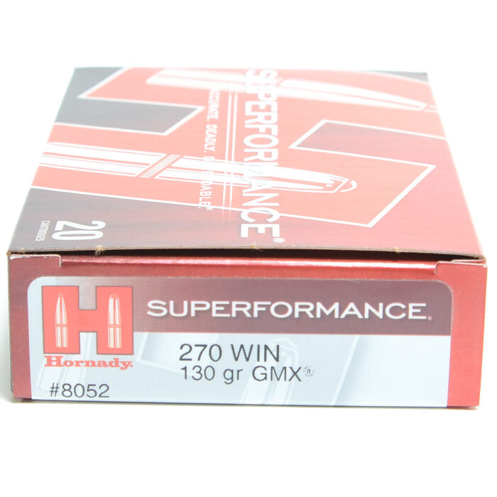 Hornady Ammunition 270 Winchester 130 Grain GMX Polymer Tip 20 Count