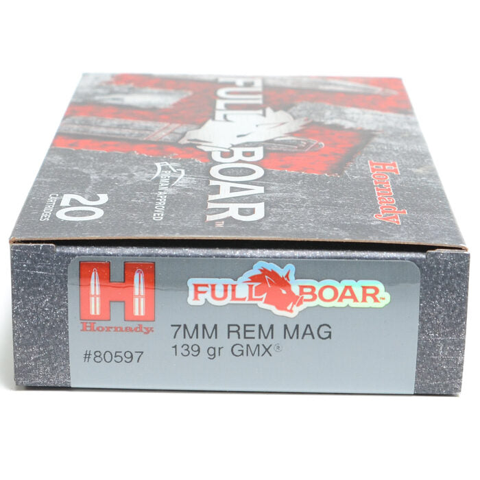 Hornady Ammunition 7mm Remington Magnum 139 Grain GMX Polymer Tip 20 Count