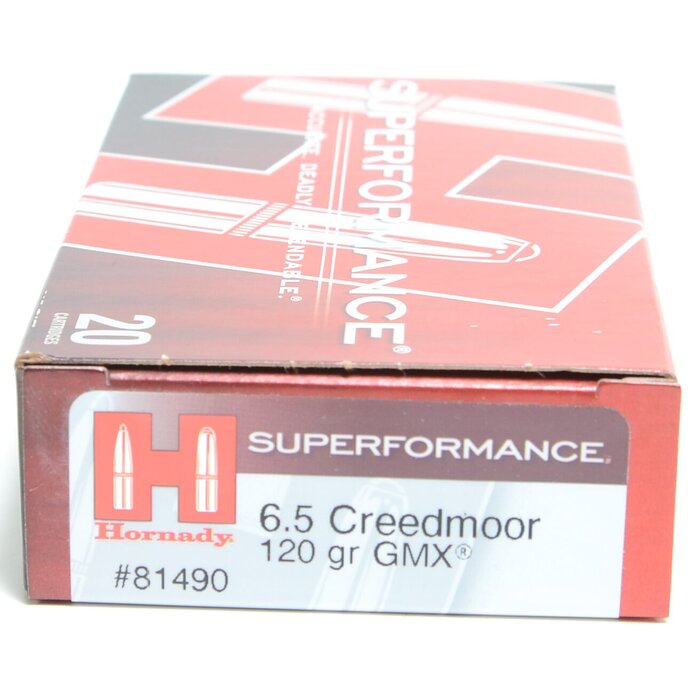 Hornady Ammunition 6.5 Creedmoor 120 Grain GMX Polymer Tip 20 Count