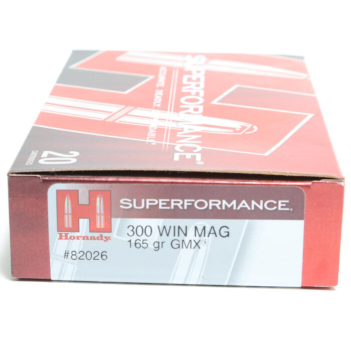 Hornady Ammunition 300 Winchester Magnum 165 Grain GMX Polymer Tip 20 Count