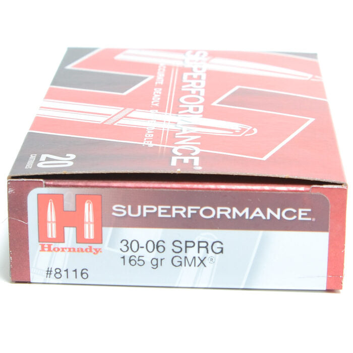 Hornady Ammunition 30-06 Springfield 165 Grain GMX Polymer Tip 20 Count