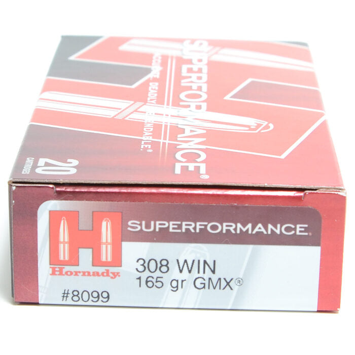 Hornady Ammunition 308 Winchester 165 Grain GMX Polymer Tip 20 Count