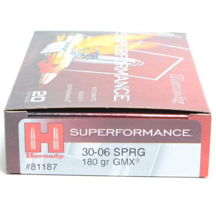 Hornady Ammunition 30-06 Springfield 180 Grain GMX Polymer Tip 20 Count