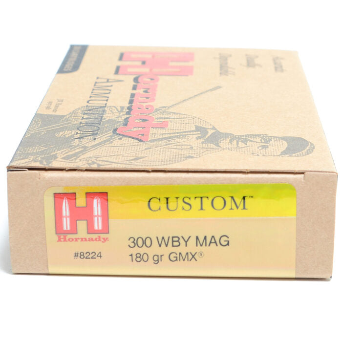 Hornady Ammunition 300 Winchester Magnum 180 Grain GMX Polymer Tip 20 Count