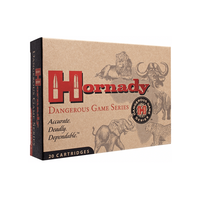 Hornady Ammunition 416 Rigby 400 Grain DGX Flat Nose 20 Count