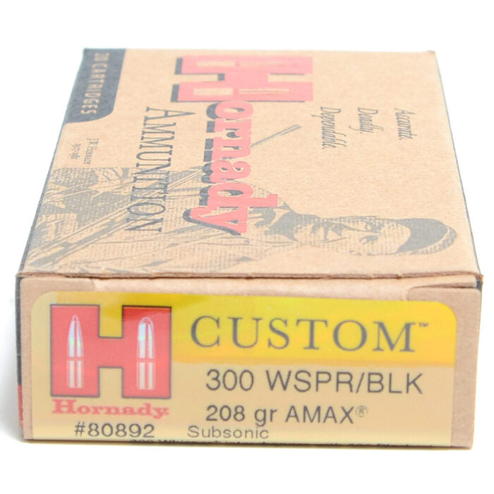Hornady Ammunition 300 Whisper 208 Grain V-Max Polymer Tip 20 Count