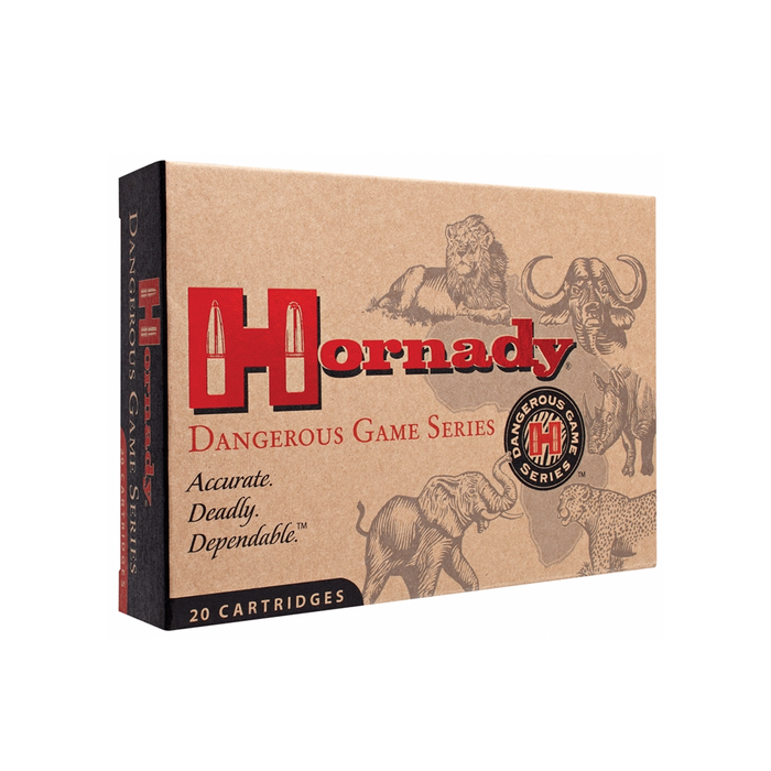Hornady Ammunition 450 Rigby 480 Grain DGX Flat Nose 20 Count