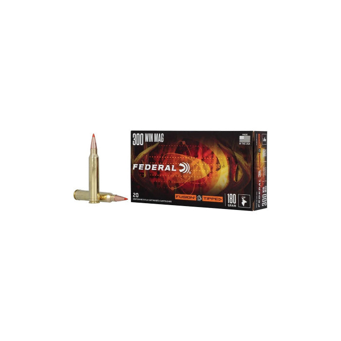 Federal Ammunition 300 Winchester Magnum 180 Grain Polymer Tip 20 Count