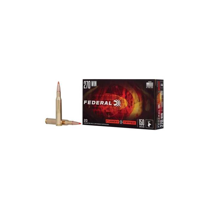 Federal Ammunition 270 Winchester 150 Grain Polymer Tip 20 Count