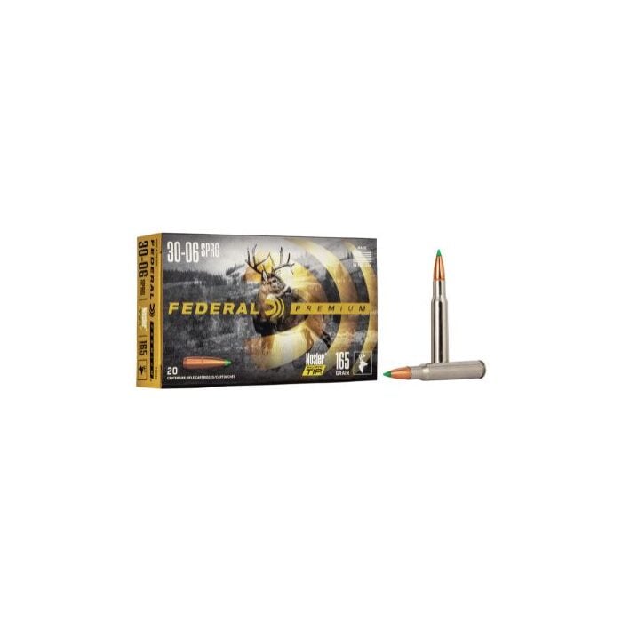 Federal Ammunition 30-06 Springfield 165 Grain Vital-Shock Polymer Tip 20 Count
