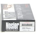 Nosler Ammunition 260 Remington 130 Grain AccuBond Polymer Tip 20 Count