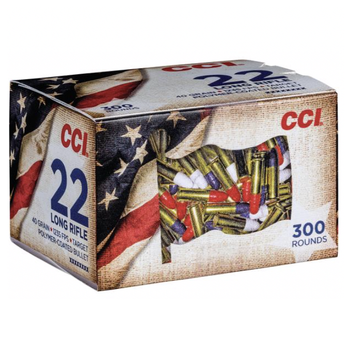 CCI Ammunition 22 Long Rifle 40 Grain Round Nose 300 Count