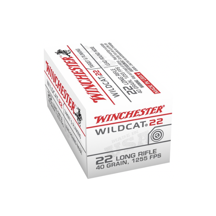 Winchester Ammunition 22 Long Rifle 40 Grain Round Nose 50 Count