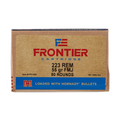 Frontier Ammunition 223 Remington 55 Grain Full Metal Jacket 50 Count