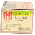 Hornady Ammunition 30 Carbine 110 Grain Round Nose 25 Count