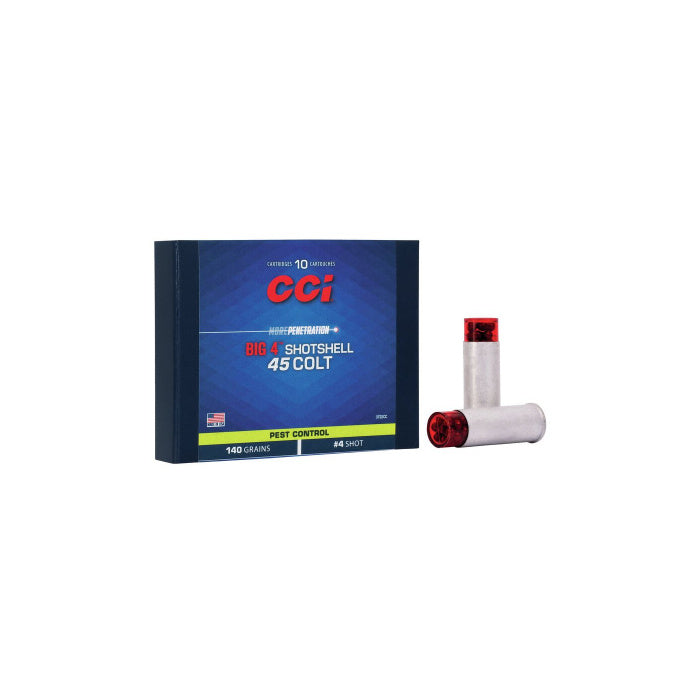CCI Ammunition 45 Colt (Long Colt) 140 Grain Shot Shell 10 Count