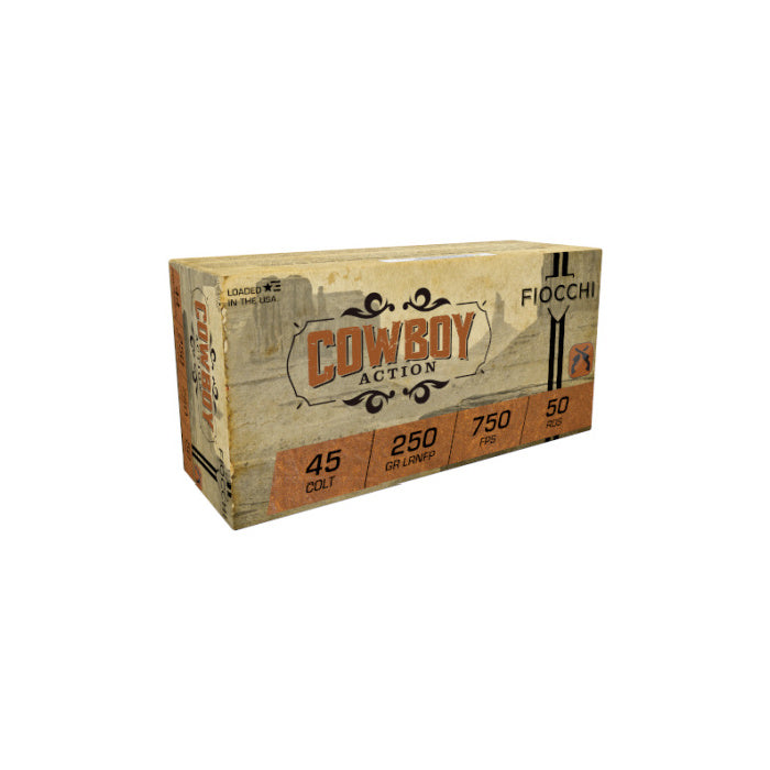 Fiocchi Ammunition 45 Colt (Long Colt) 250 Grain Round Nose 50 Count