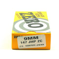 Zero Ammunition 9mm Luger 147 Grain Jacketed Hollow Point 50 Count