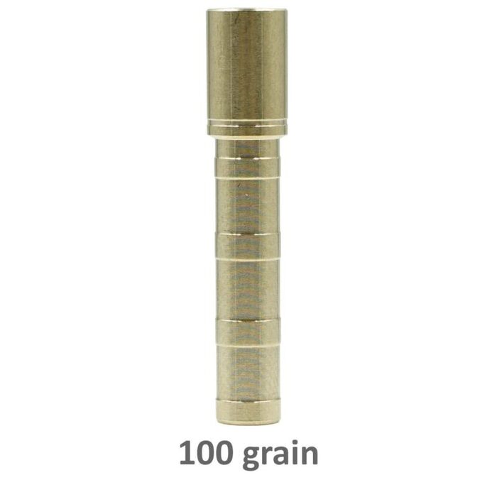 Carbon Express #1 50 Grain (.244" Diameter) Arrow Inserts Brass Pack of 12