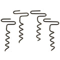 Rhino Outdoors Anchor Kit Black Pack of 4