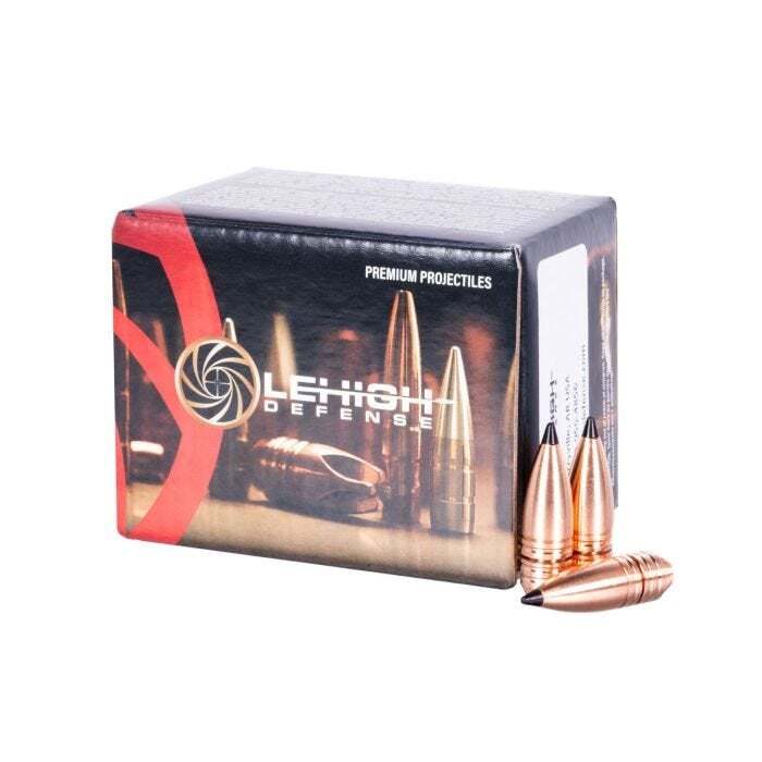Lehigh Controlled Chaos Bullets (.358 Diameter) 180 Grain Solid Copper Hollow Point Box of 50