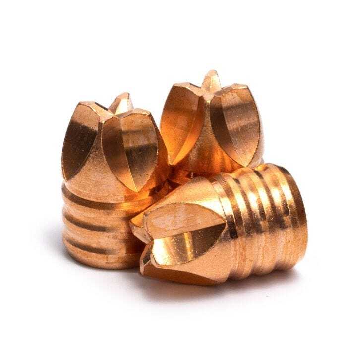 Lehigh Xtreme Defense Bullets (.452 Diameter) 135 Grain Solid Copper Fluted Box of 50