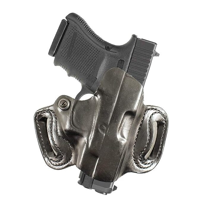DeSantis Mini Slide Holster Right Hand Glock 20, Glock 21 Premium Saddle Leather Black