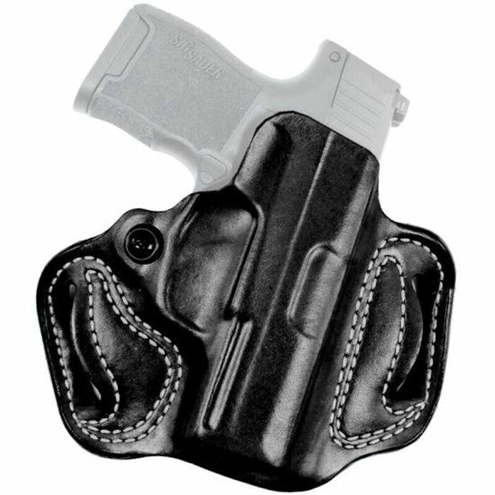 DeSantis Mini Slide Holster Right Hand Sig P365, Sig P365 Xl Premium Saddle Leather Black
