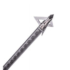 Muzzy Trocar Ti 3-Blade Fixed Blade Broadhead 100 13/16" Cutting Diameter Pack of 3