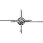 Muzzy Hybrid 4-Blade Mechanical Broadhead 100 1-5/8" Cutting Diameter Pack of 3